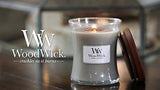WoodWick - Medium Crackling 9 Oz. Candle - White Teak