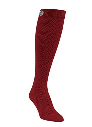 World's Softest Socks - Everyday Collection - Fancy Knee-Hi - Crimson