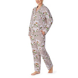 BedHead - Classic Long Sleeve Pajama Set - Winter Magnolia - Mediumn