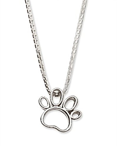 Lisa Welch - Charm - Sterling Silver - Dog Paw Print Silhouette