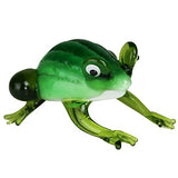 HomArt - Green Glass Frog - 1.75"