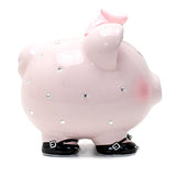 Child to Cherish Large Princess Girl Pig Bank with Keepsake Gift Box