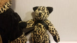 Boyds Bears - 9" Plush Bear - Bailey Bear w/ Pet Leopard Dottie