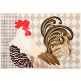Olivia's Home Royal Rooster Accent Washable Rug 22" x 32" Doormat