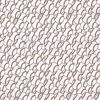 Boston International - 3-Ply 5" Cocktail Napkins - Baseball Red
