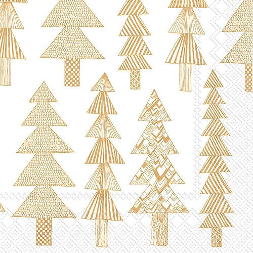 Boston International - 3-Ply 6.5" Lunch Napkins - Kuusikossa White