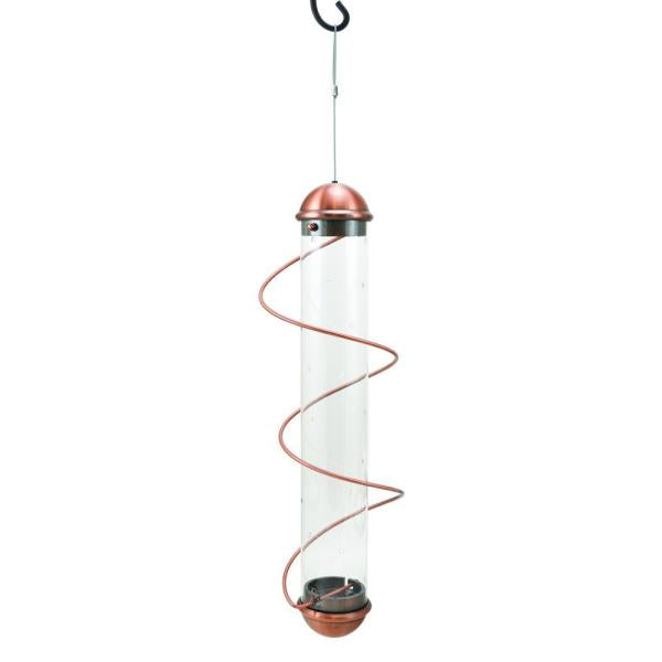 GC - Songbird Essentials - 17" Spiral Nyjer Feeder - Copper