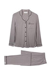 Pretty You London - Bamboo Pajama Set - Mink - Size 8