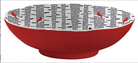 Merritt - Melamine Round Serving Bowl - Cardinal & Birch - 11.5"