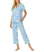 BedHead - Short Sleeve Cropped PJ Set - Belle Eiffel - Large