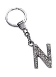 Russ Berrie - Keychain - Rhinestone Initial N