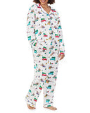 BedHead - Stretch Long Sleeve Pajama Set - Holiday Rush - Large
