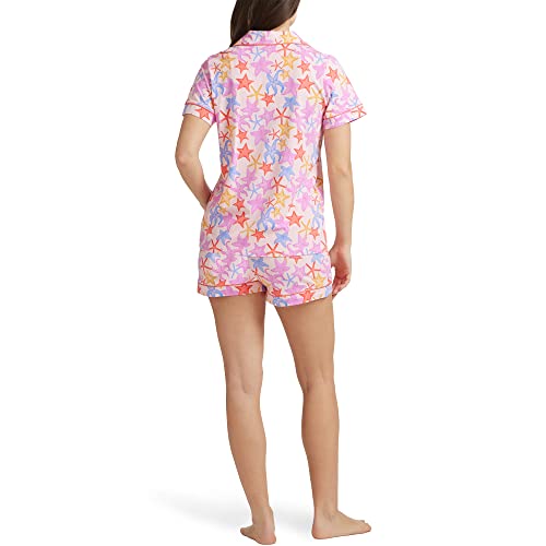 BedHead - Stretch Short Sleeve Shorty PJ Set - Starfish - XLarge
