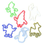 Silly Bandz - Rubber Bracelets - Rudolph Shapes - Pack of 24 - Assorted