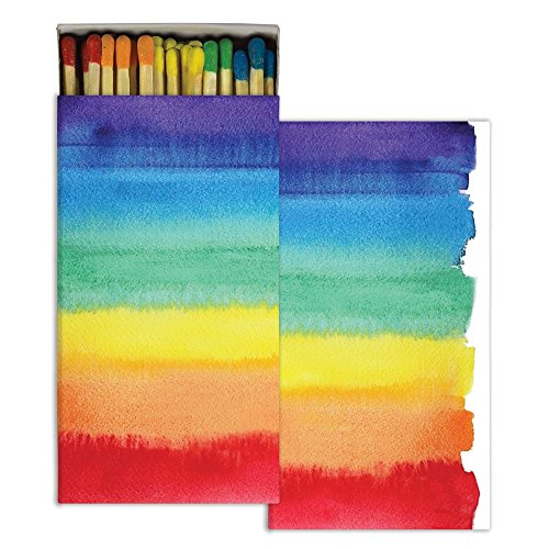 HomArt - Match Box Set of 2 - Watercolor Rainbow