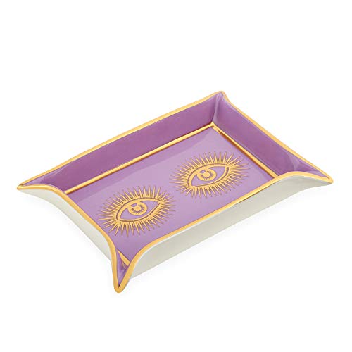 Jonathan Adler - Porcelain Tray - Eyes - Lavender