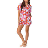 BedHead - Short Sleeve Shorty PJ Set - Gardenia - Small