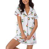 BedHead - Short Sleeve Shorty PJ Set - Nightcap - Medium