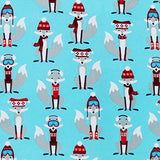 The Cat's Pajama Flannel Pajama - Foxy Blue - Women Large