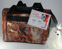 Daba Doo - Bon Voyage Pet Carrier - Cobra Snake Print