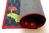 Olivia's Home - 32" x 22" Accent Rug - Rooster w/ Red Gingham