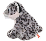 Wild Republic Snow Leopard Cub, Cuddlekins, Stuffed Animal, 12 inches, Gift for Kids, Plush Toy, Fill is Spun Recycled Water Bottles