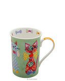 Santoro London - 8 oz Mug - Cats with Bowties