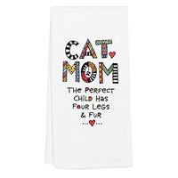 Enesco - Our Name is Mud - Embroidered Dish Towel - Cat Mom