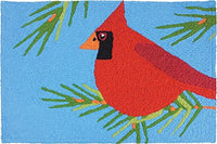 Jellybean - Indoor/Outdoor Rug - Cardinal Perched In Pines