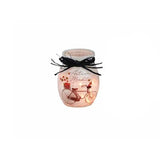 Stony Creek - 4" Frosted Glass Lighted Jar w/Garland - Autumn Market