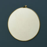 HomArt - Monroe Round Brass Mirror - Large