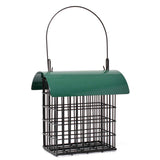 GC - Songbird Essentials - Deluxe Double Suet Cage w/Green Metal Roof