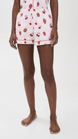 BedHead - Classic S/S Stretch Jersey Shorty PJ Set - Berry Soufflé - Large