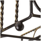Boston International - Napkin / Guest Towel Holder -  Garden Gate Antique Brass