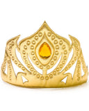 Little Adventures - Soft Gold Costume Crown w/ Pendant - Scandinavian Princess