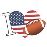 Boston International - 3-Ply 5" Cocktail Napkins 20 Count -I Love Football