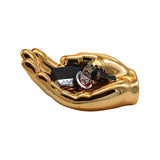 Interior Illusions - 7.5" Decorative Hand Shaped Tray - Bronze