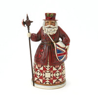 Enesco - Jim Shore Heartwood Creek - 7.25" British Santa Figurine