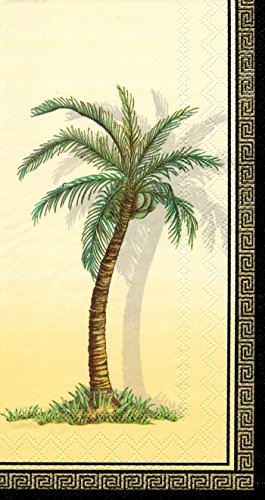 Boston International - Paper Guest Towel - Palm Tree