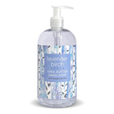 Greenwich Bay Trading Shea Butter Hand Soap – Lavender Birch Moisturizing Liquid Hand Soap, Calming Spa Scent, Gentle for Sensitive Skin, Pump Bottle for Kitchen & Bathroom, 16 fl oz/473 ml