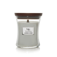 WoodWick - Medium Crackling 9 Oz. Candle - Lavender & Cedar