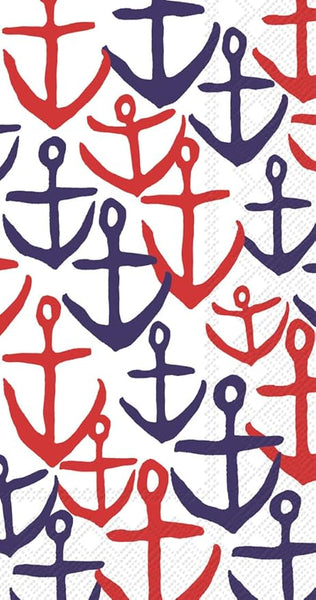 Boston International - Paper Guest Towel 16 Count - Anchors