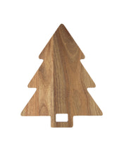 Boston International - 10" Acacia Wood Charcuterie Board - Tree Shape