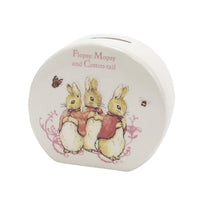Enesco - Beatrix Potter Nursery Coin Bank - Flopsy, Mopsy & Cottontail
