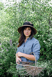 Tula Hats - Women's Palm Hat - Somerset w/ Black Bow