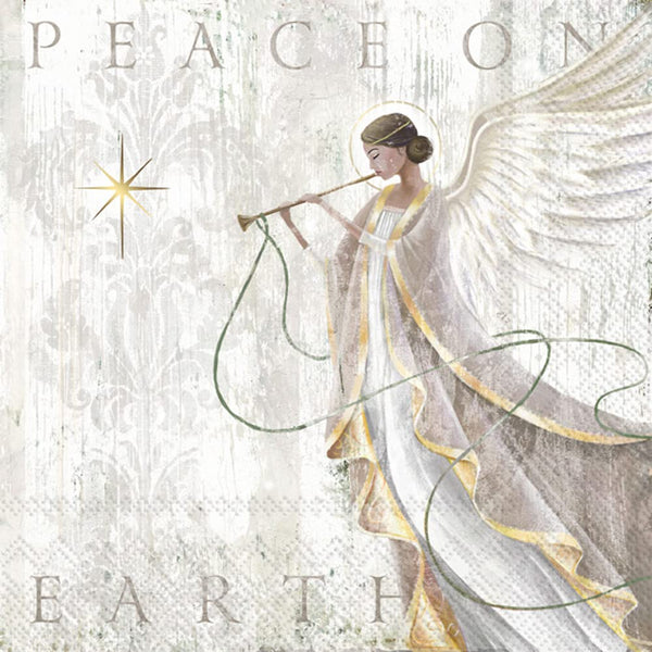 Boston International - 3-Ply 5" Cocktail Napkins 20 Count - Angels Grace