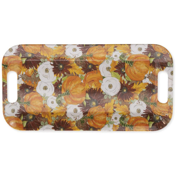 Boston International - 15" x 8" Melamine Serving Tray - Fall All Over