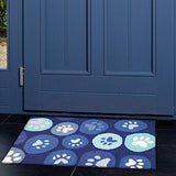 Jellybean - Indoor/Outdoor Rug - Paws Galore - Blue