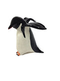 PotTerre Raku Penguin - 4" Flying Right - White Finish