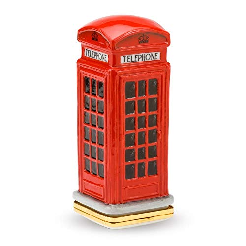 Halcyon Days - Porcelain Trinket Box - Telephone Box